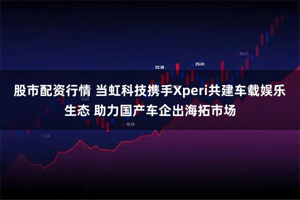 股市配资行情 当虹科技携手Xperi共建车载娱乐生态 助力国产车企出海拓市场